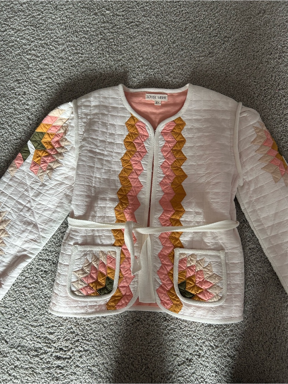 NWOT Louise Misha Girls' Quilted Jacket (size 8)
